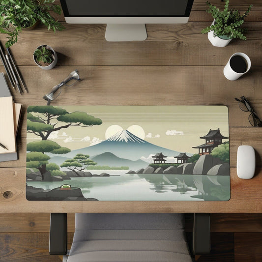 Serenity in Japan Artisan Mouse Mat Large Gaming Desk Pad Desk Mat Uk